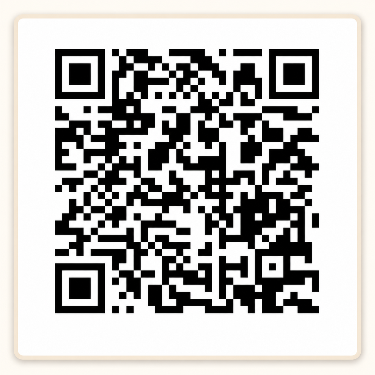 QR Code permettant d’ouvrir la démo immersive du faire-part de naissance